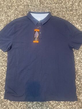 Men's Polo Shirt in Navy - Short Sleeve Classic Fit